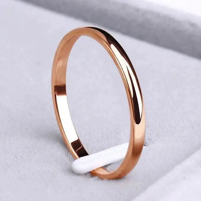 Simple Minimalist Ring of Gold and Silver